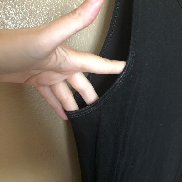 Trouvé Black Side Tie Tank Top Size M - Picture 5 of 8